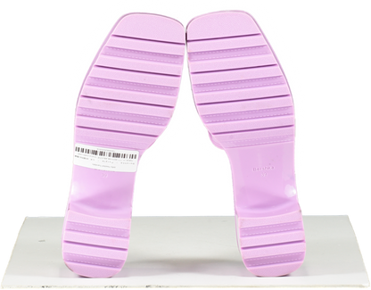Bershka Purple Jelly Heeled Sandals UK 6 EU 39 👠
