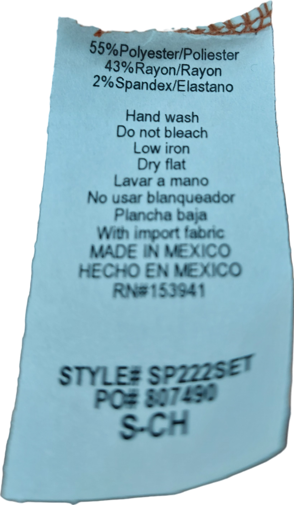 Fashion Nova Orange Ribbed Set UK S