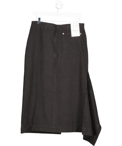 HOUSE OF SUNNY Black The Half Cut Skirt UK 8