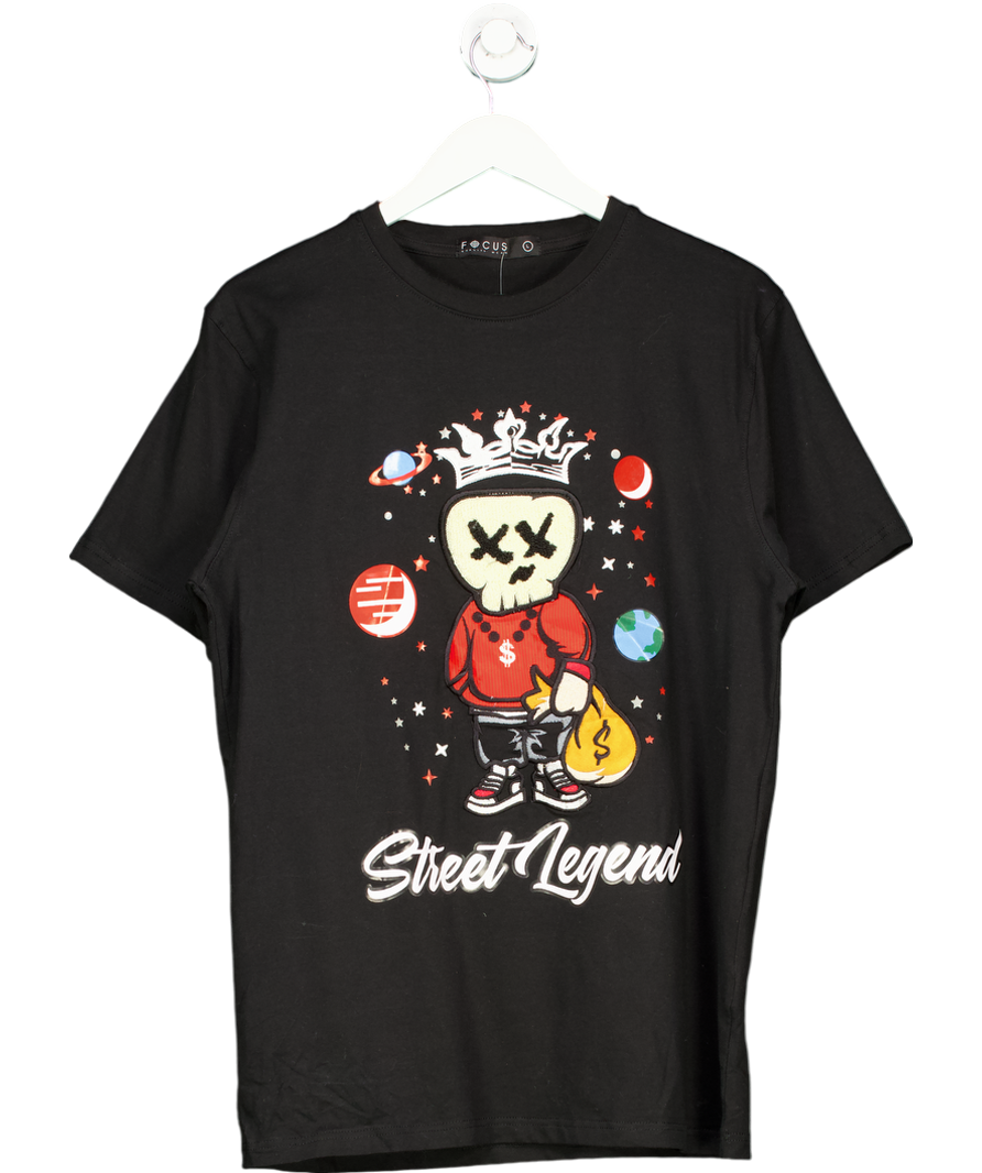 Focus Black Street Legend T-shirt UK L