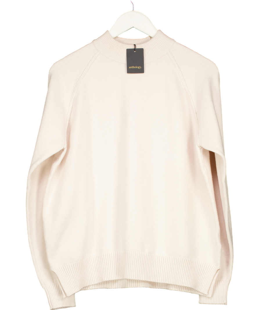 Anthology Cream Supersoft Turtleneck Jumper UK 12