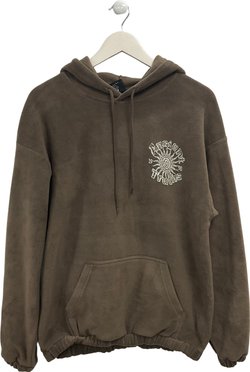 Urban Outfitters Brown Ancient Truths Hoodie UK XS