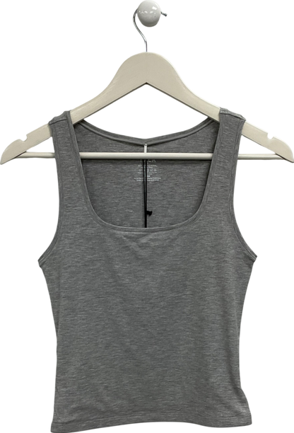 T/ALA Grey Sculpting Lounge Tank Top UK S