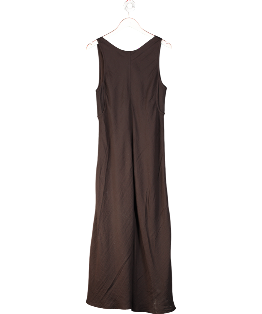 dish Brown Shiloh Butter Choc Scoop Neck Dress UK 6
