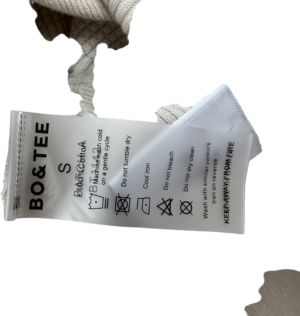 Bo + Tee  Fold over jumpsuit Cream UK S