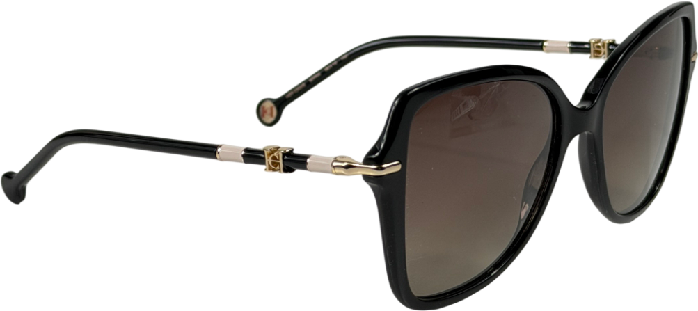CAROLINA HERRERA Her0302s Black Butterfly-frame Sunglasses