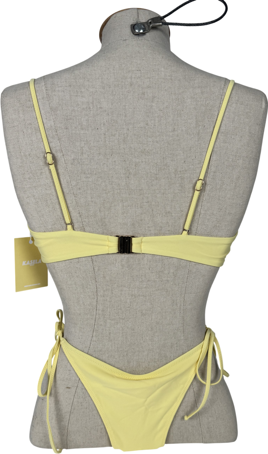 Kasela Yellow Underwire Bikini Set In Lemon UK S