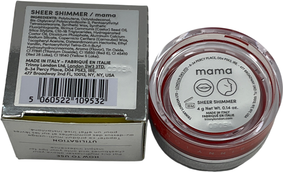 Trinny London Sheer Shimmer Lip Cheek Mama 0.14oZ