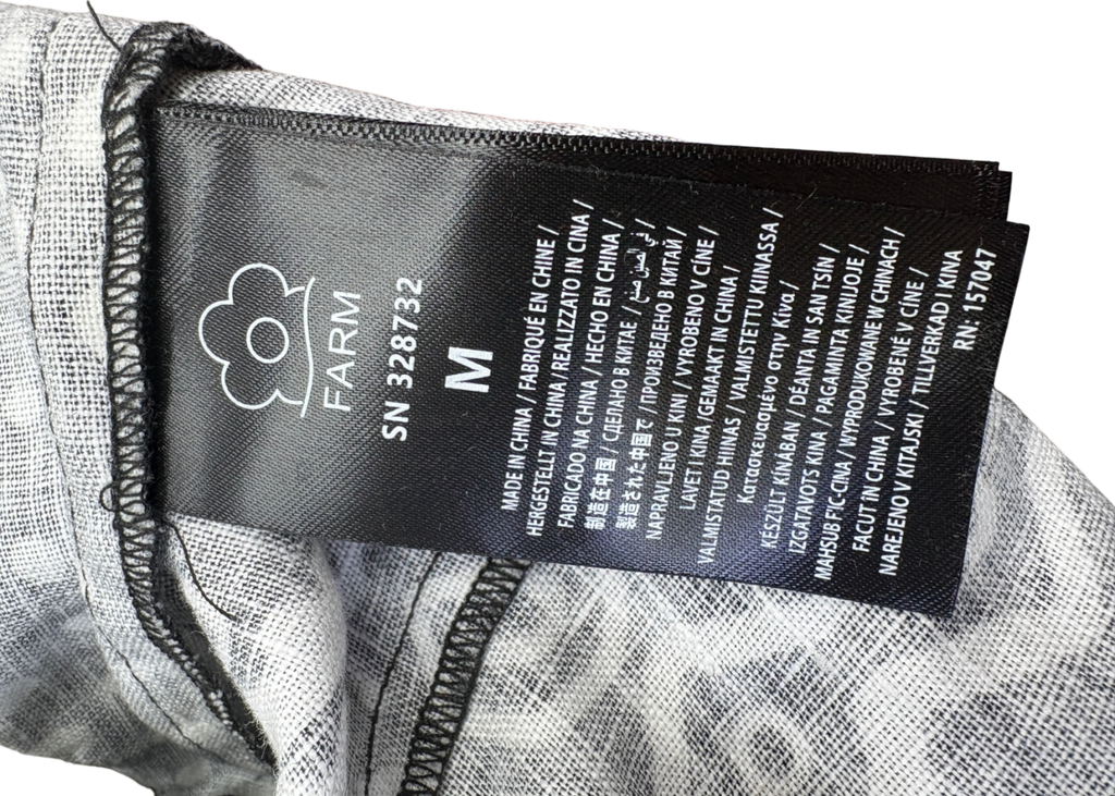 Farm Rio Orange Myriad Trousers UK M