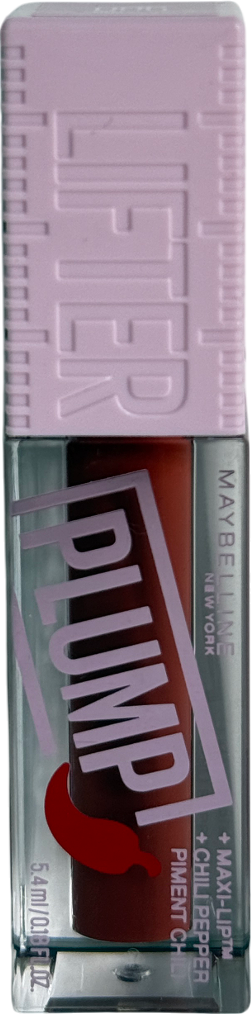 Maybelline Lifter Gloss Plumping Lip Gloss 006 Hot Chili 5.4ml