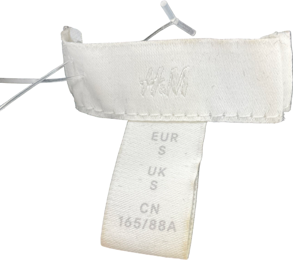 H&M Black Rib-knit Sweater Vest UK S