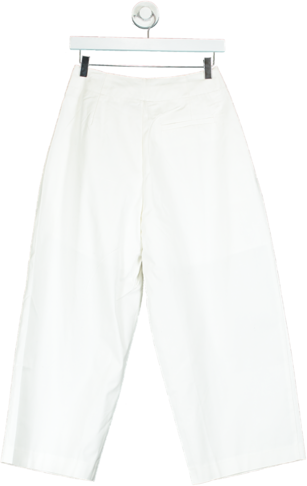 Other Store White Wide Leg Trousers UK M