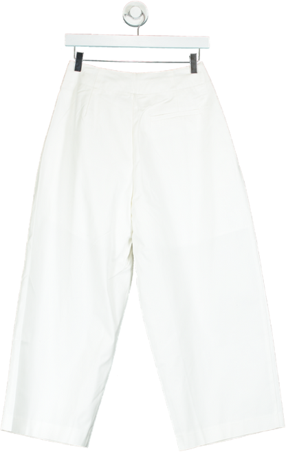 Other Store White Wide Leg Trousers UK M