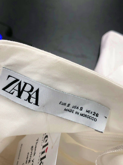 ZARA White Off-Shoulder Top UK 8