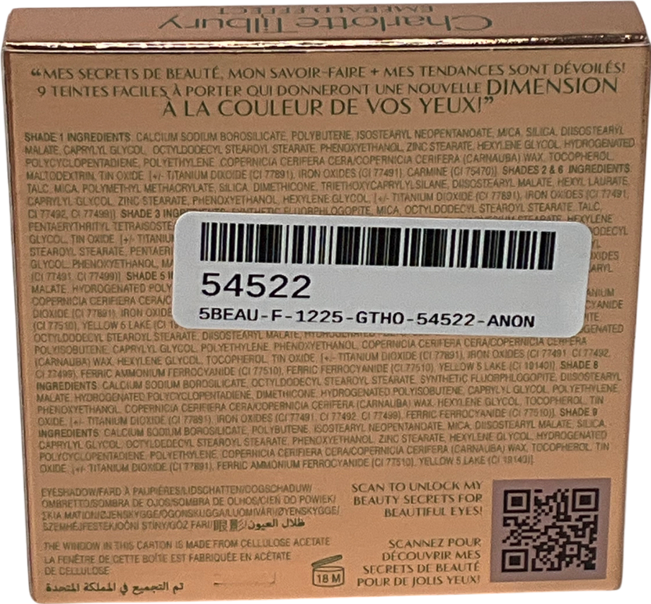 Charlotte Tilbury Charlotte's Palette Of Beautifying Eye Trends Emerald Effect 9g