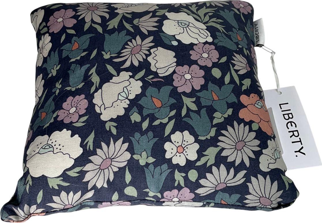 Liberty Blue Poppy Meadowfield Square Cushion One Size