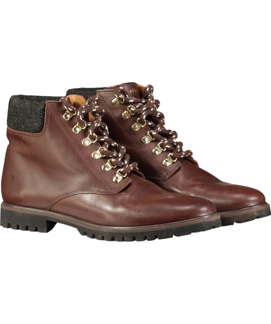 Bottines Brown Raphael Leather Boots UK 7 EU 40 👠