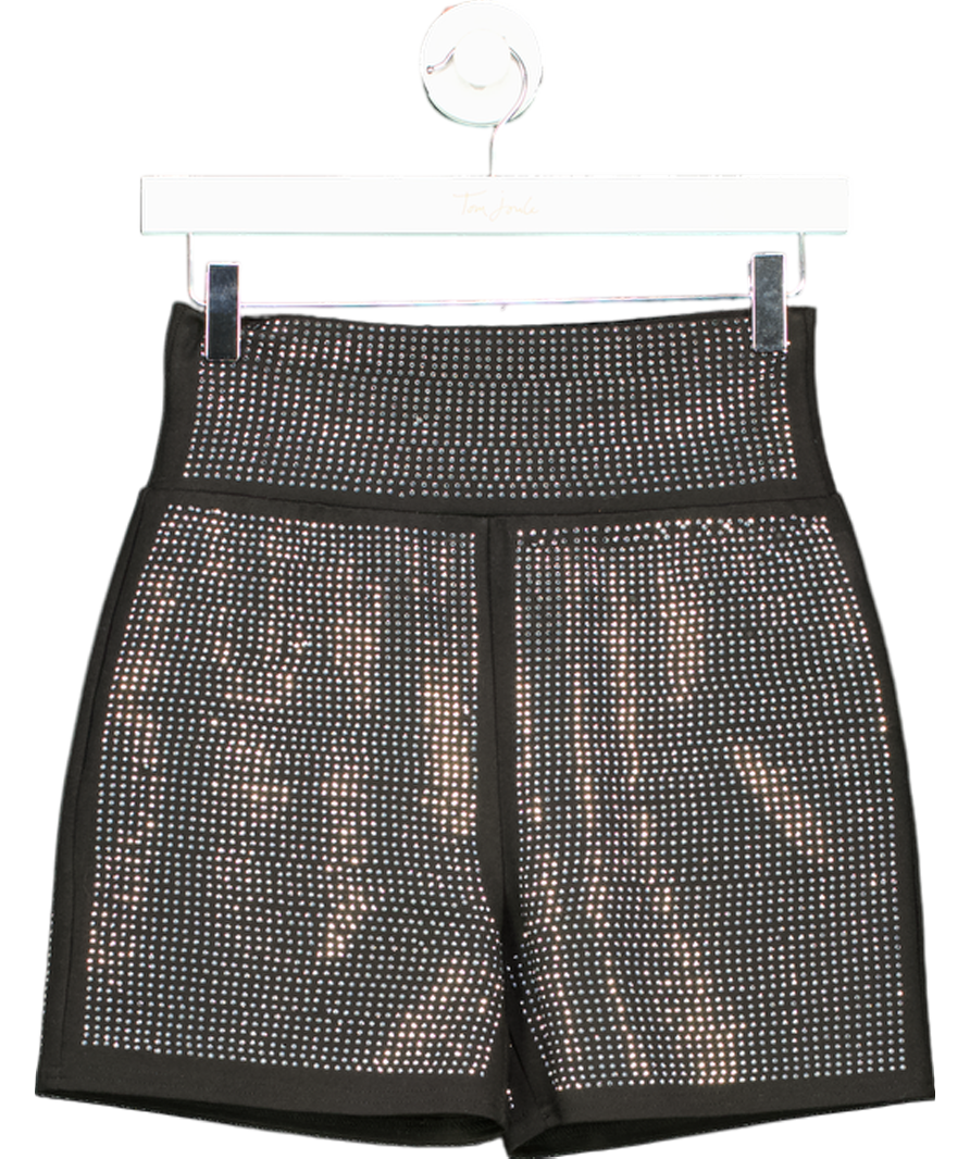 I.AM.GIA Black Silver Gems Shorts UK S