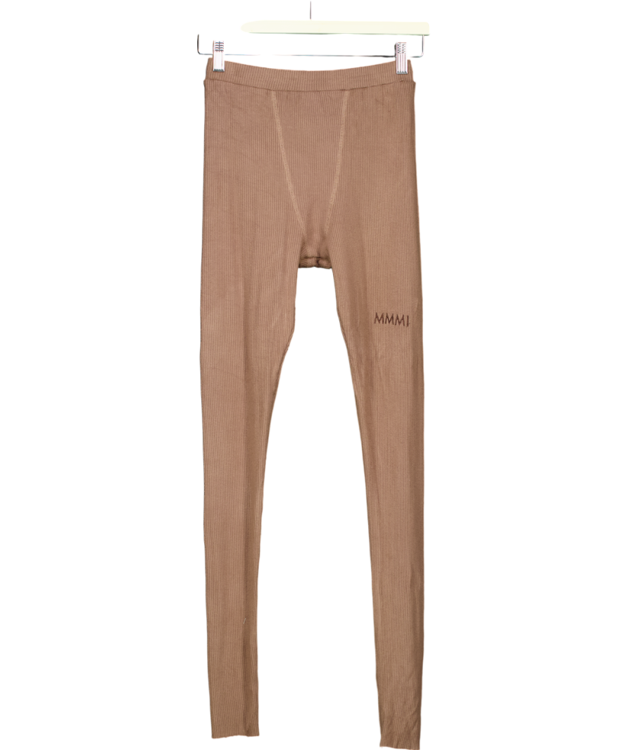 My mum made it Knitted Brown Leggings UK M