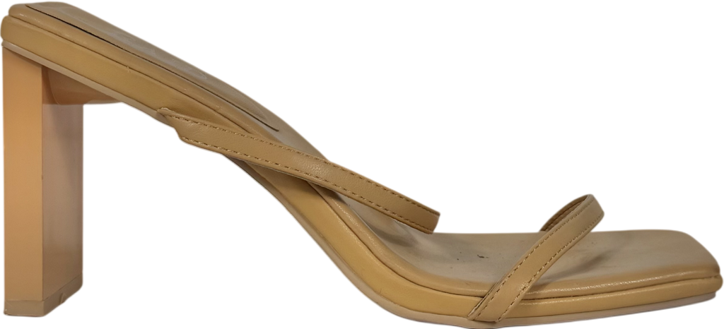 Raid Beige Allen Heeled Mule In Camel UK 7 EU 40 👠