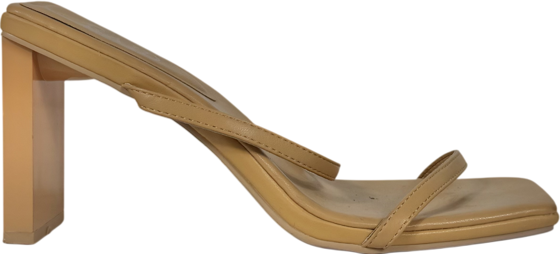 Raid Beige Allen Heeled Mule In Camel UK 7 EU 40 👠