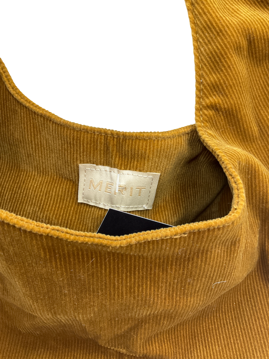 merit Brown Beauty Corduroy Tie Knot Bag One Size