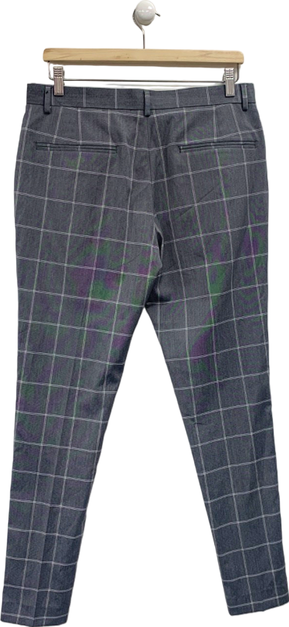 ASOS Grey Check Trousers W32