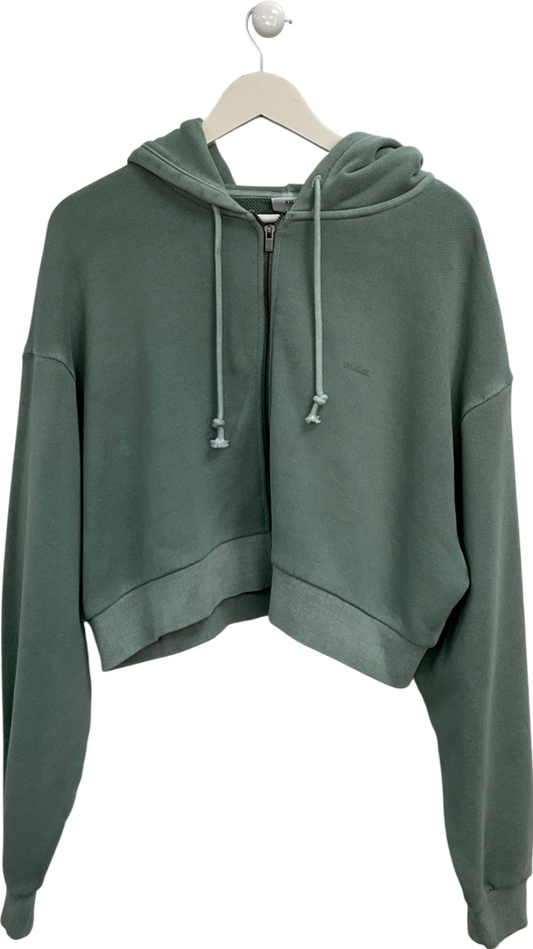 gymshark Green Relaxed Everyday Wear Zip Hoodie UK XXL