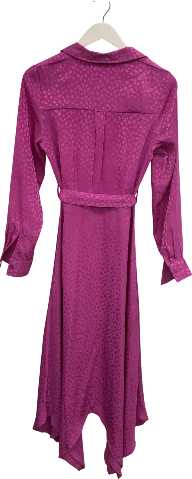 Very Pink Belted Midi Dress UK 10