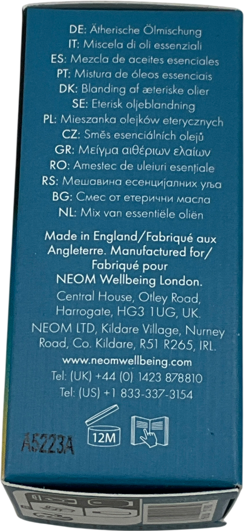 NEOM White Perfect Peace Essential Oil Blend 10ml One Size