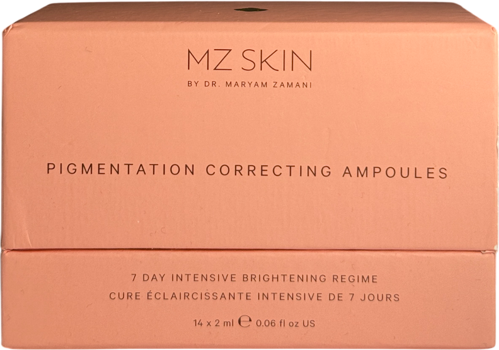 MZ Skin Pigmentation Correcting Ampoules – 7 Day Brightening Set 14 x 2ml