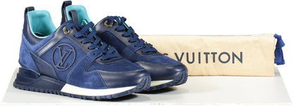 Louis Vuitton Blue Suede Run Away Trainers UK 2.5 EU 35.5 👠