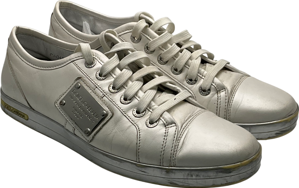 Dolce & Gabbana White Vintage Sneakers UK 9 EU 43 👞