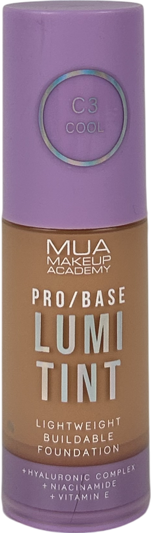 MUA Makeup academy Pro/base Lumi Tint Foundation C3 Cool 30ml