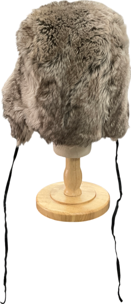 Topshop Brown Faux Fur Trapper Hat One Size