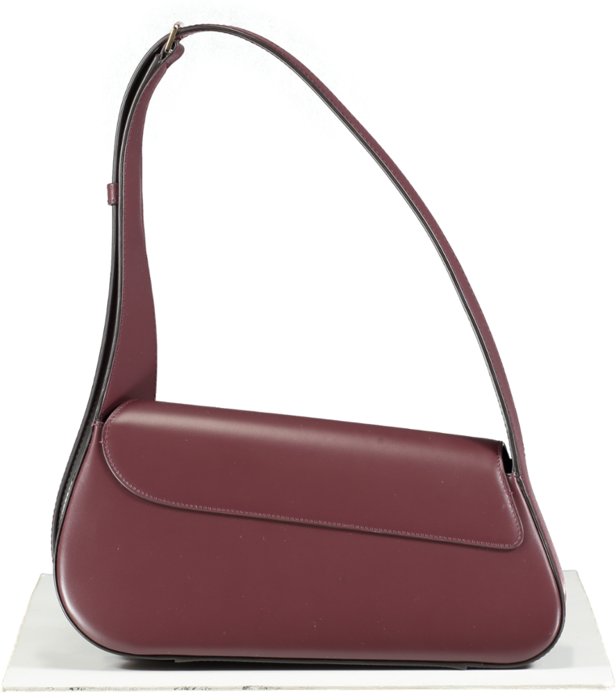 Santoni  Burgundy Leather The Pluto Bag