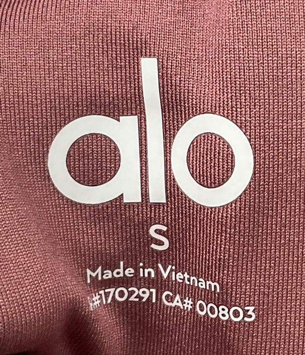 alo yoga Pink Airlift Intrigue Bra UK S