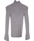 Pinko Grey Long Sleeve Turtle Neck Top UK XS/S