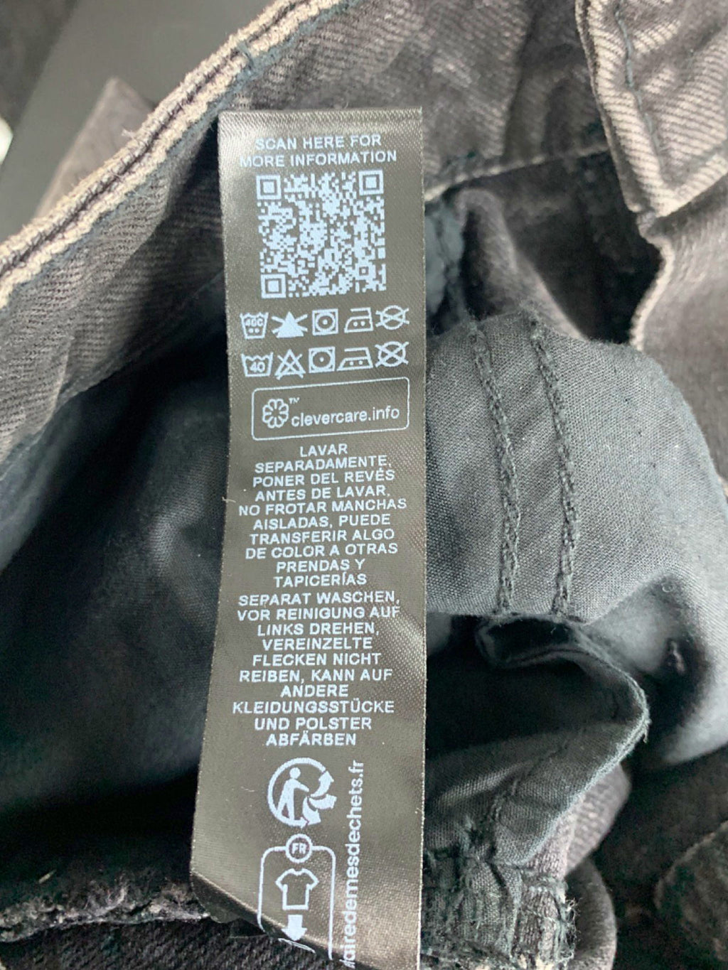 ASOS Black Design Tall Jeans UK W26