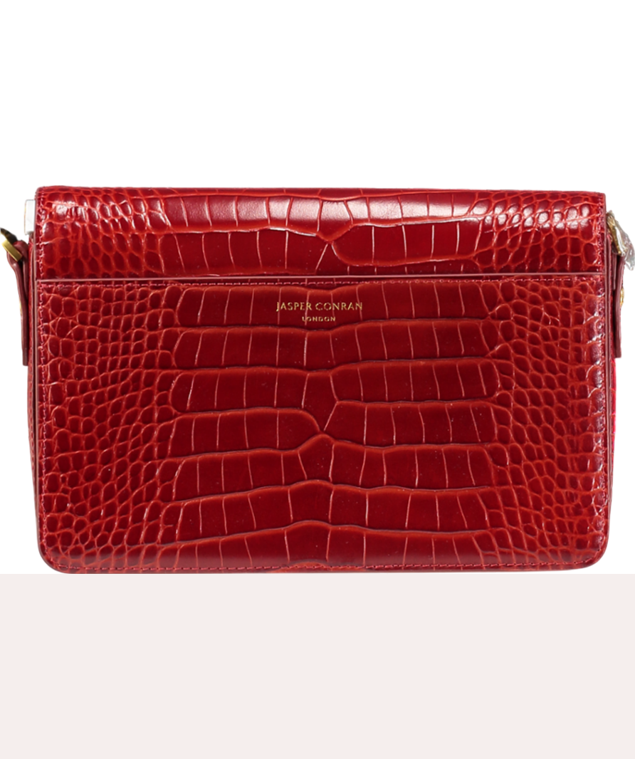 Jasper Conran London Red Leather Multi Strap Bag