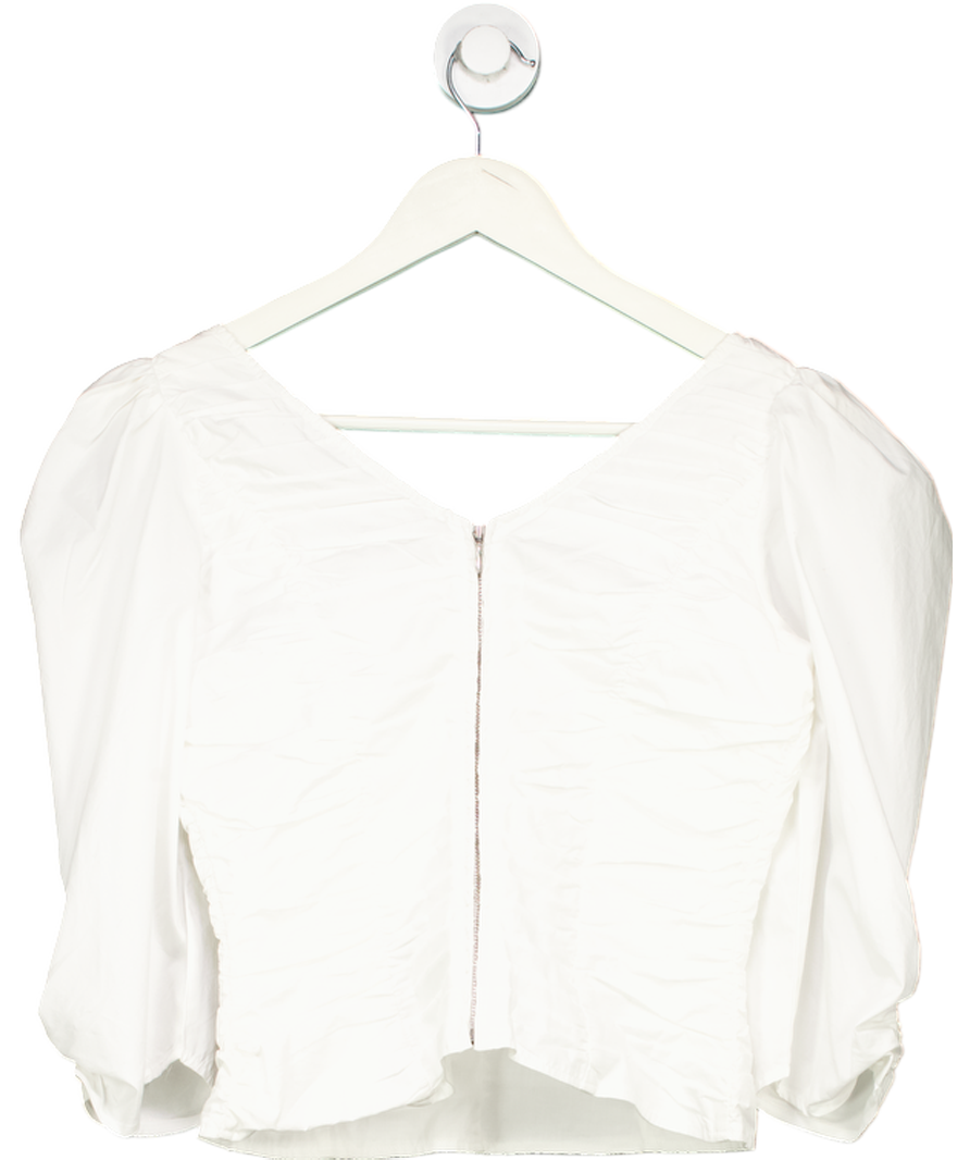 & Other Stories White Rose Detail Corset Top UK 8