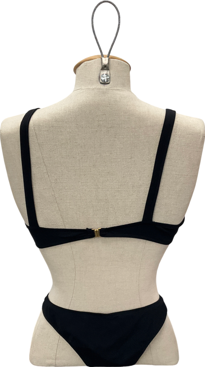 caro luna Black Dafne 2-piece Jersey Bikini Set UK S