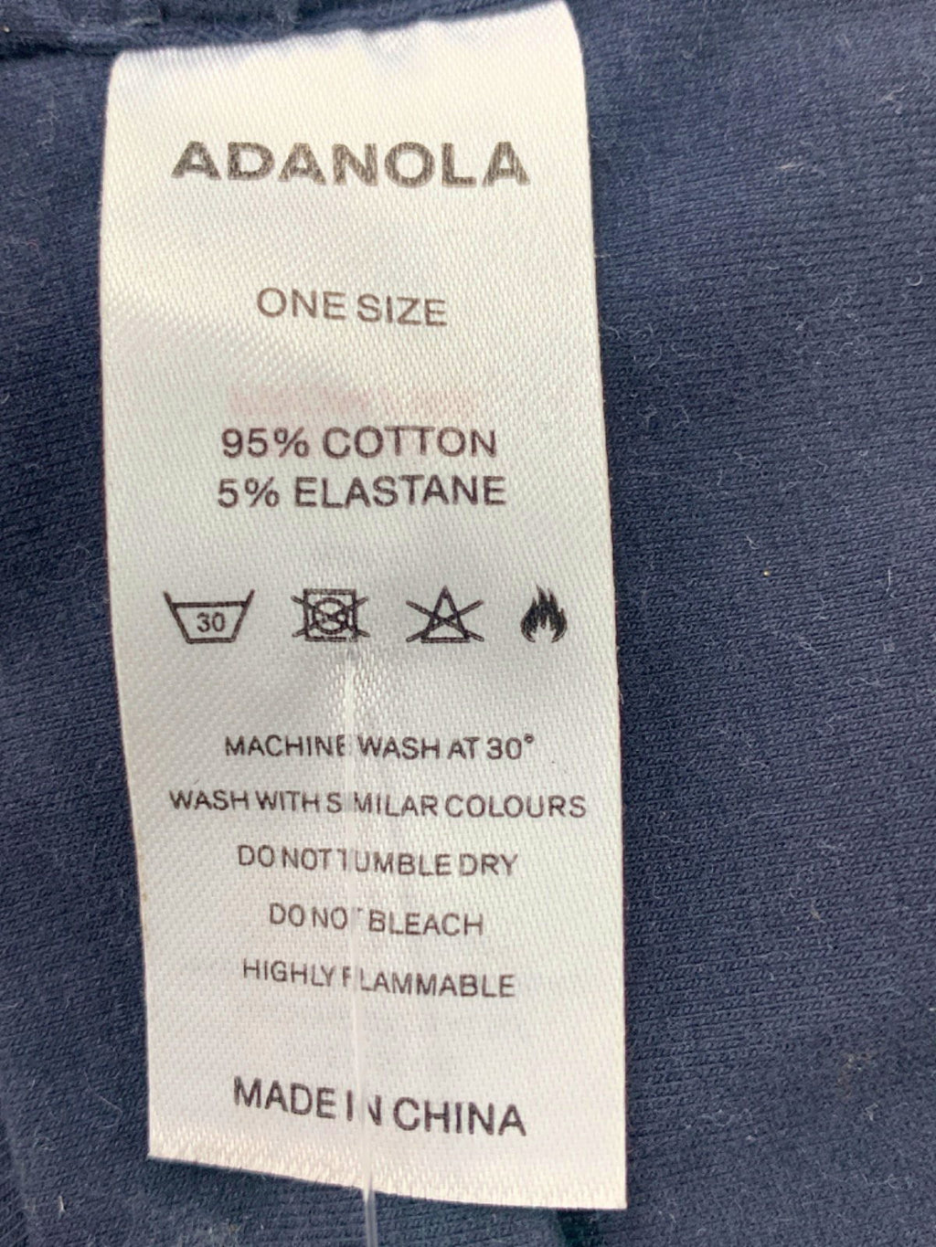 Adanola Navy Headband One Size