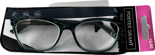 Foster Grant  Como Lenses Reading Glasses  Green +2.5