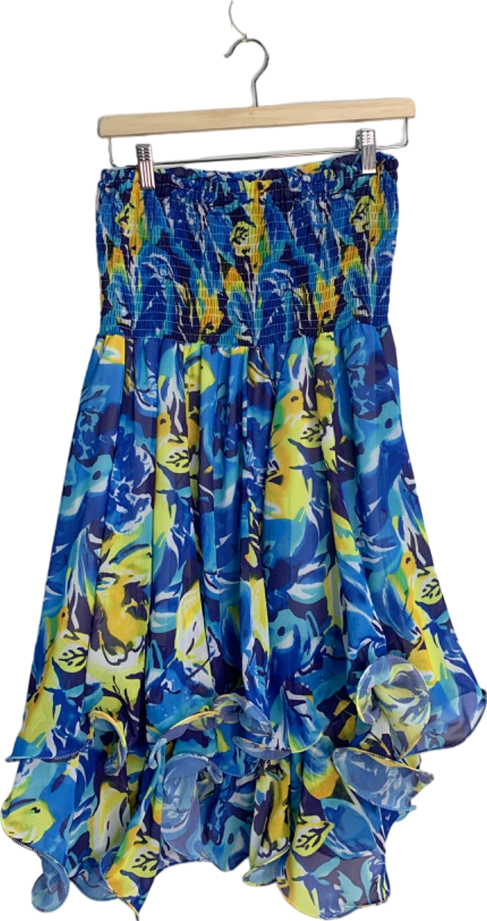 Multicolour Floral Boho Dress M