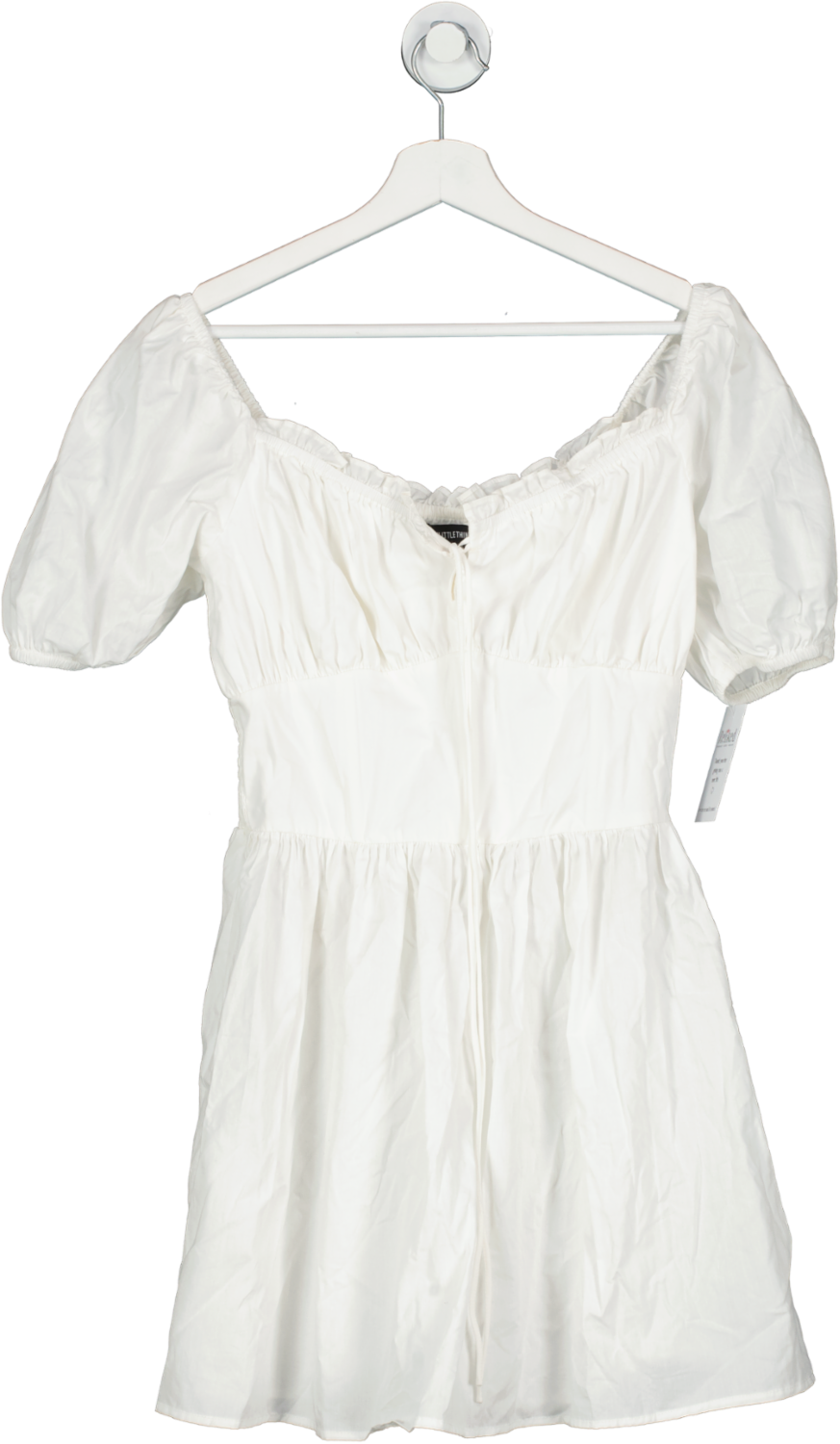 BRIDAL White Satin Twist Plunge Halterneck Maxi Dress