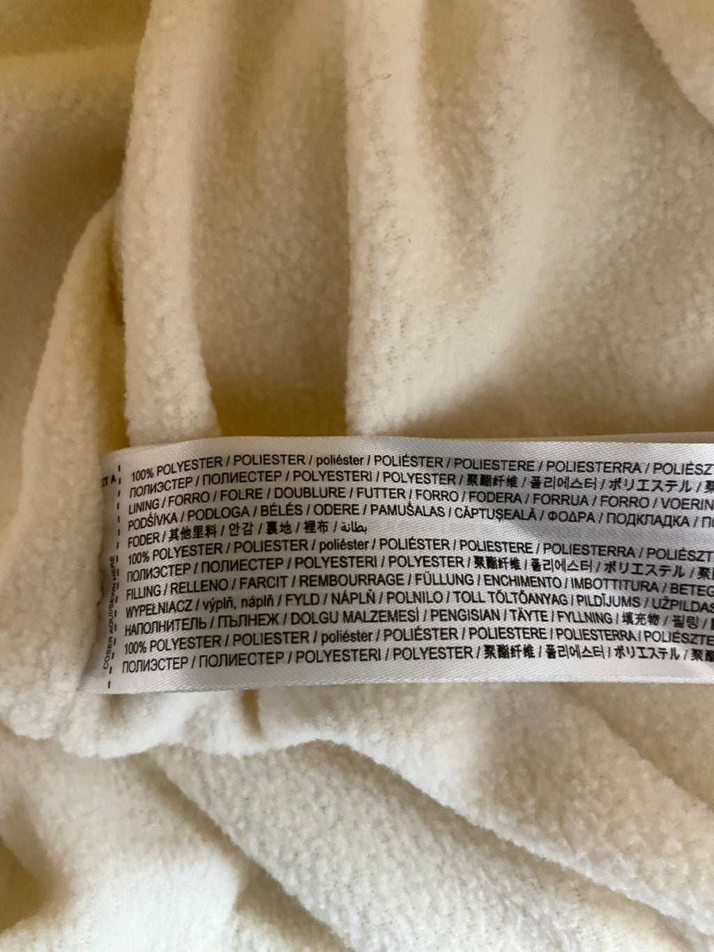 MANGO Cream Padded Coat 8 Years