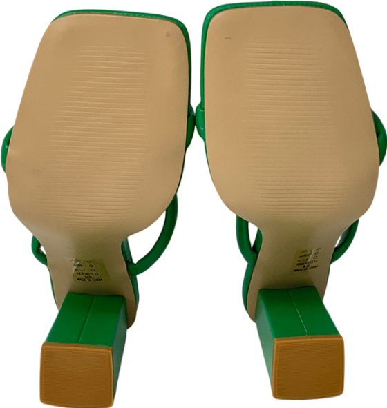 Faith Green Ella Two Straps Mule UK 6 EU 39 👠