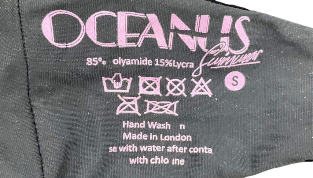 ocean swim Black Embroidered Sequin Bandeau Bikini Top And Bottoms UK XS/S