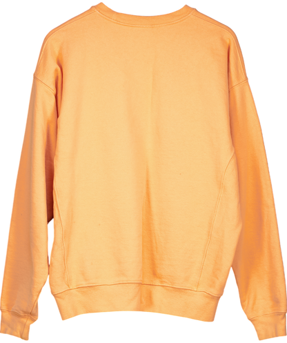 Kith x Russell Athletic Orange Varsity Logo Crewneck Sweatshirt UK S